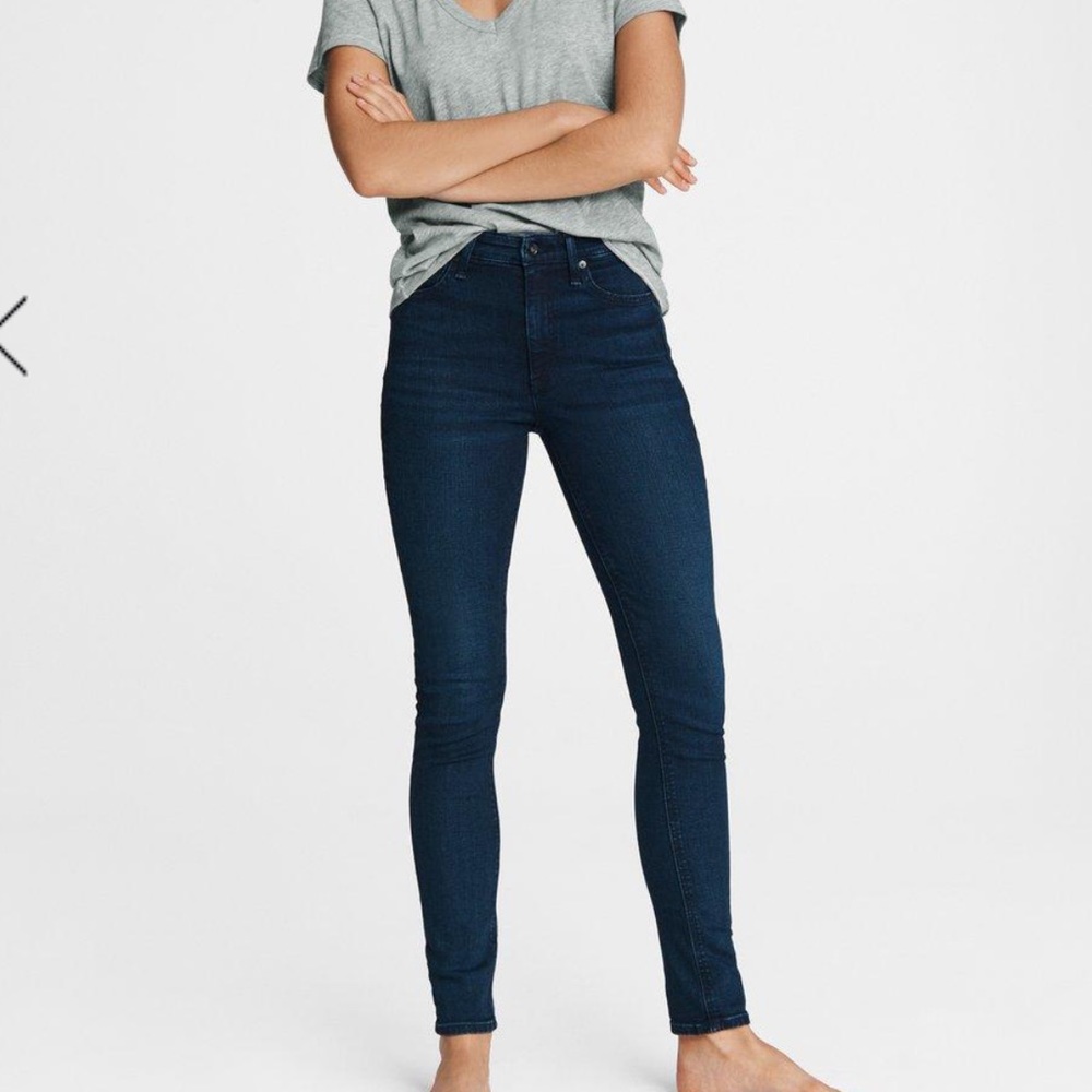 RAG & BONE era wash pencil jeans